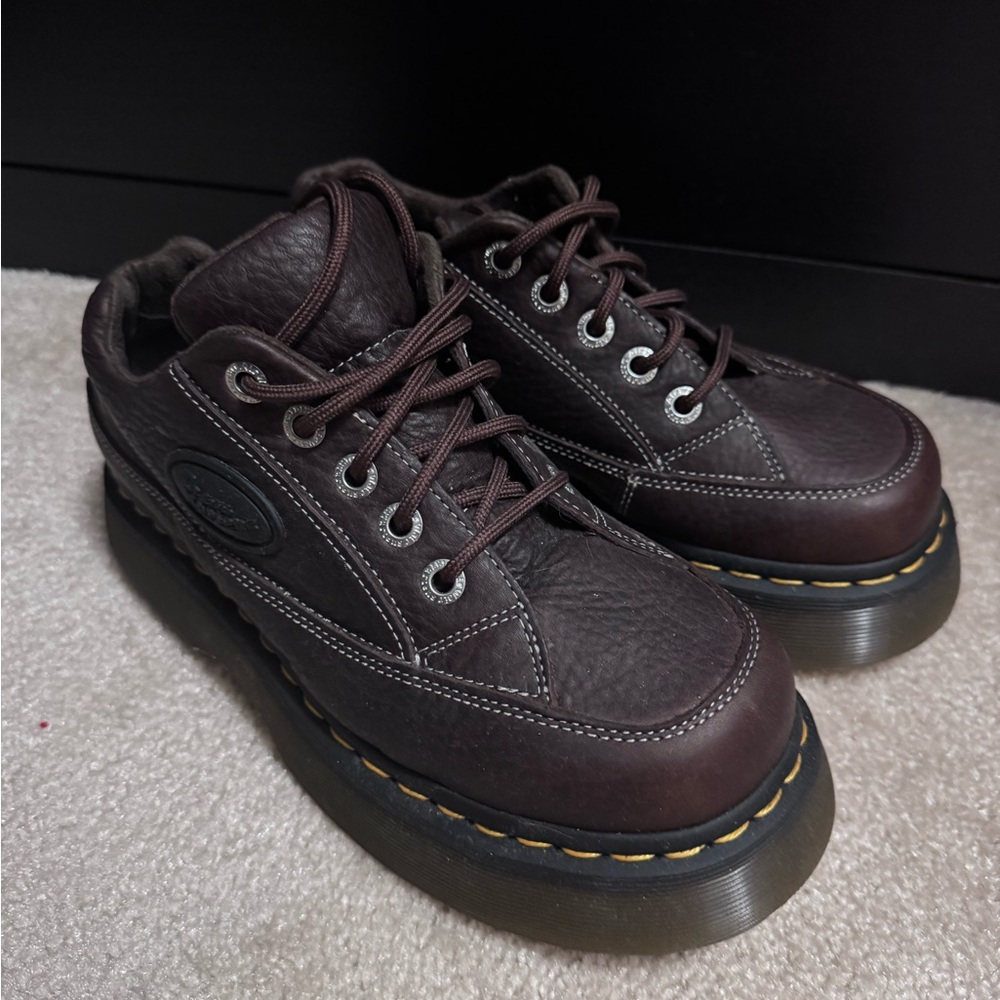Dr. Martens Dark Brown Leather Shoes 👞